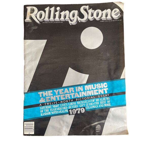 Rolling Stone Magazine DBL Issue Dec 1979 Jan 1980 No 307/308 The Year In Review - Picture 1 of 12
